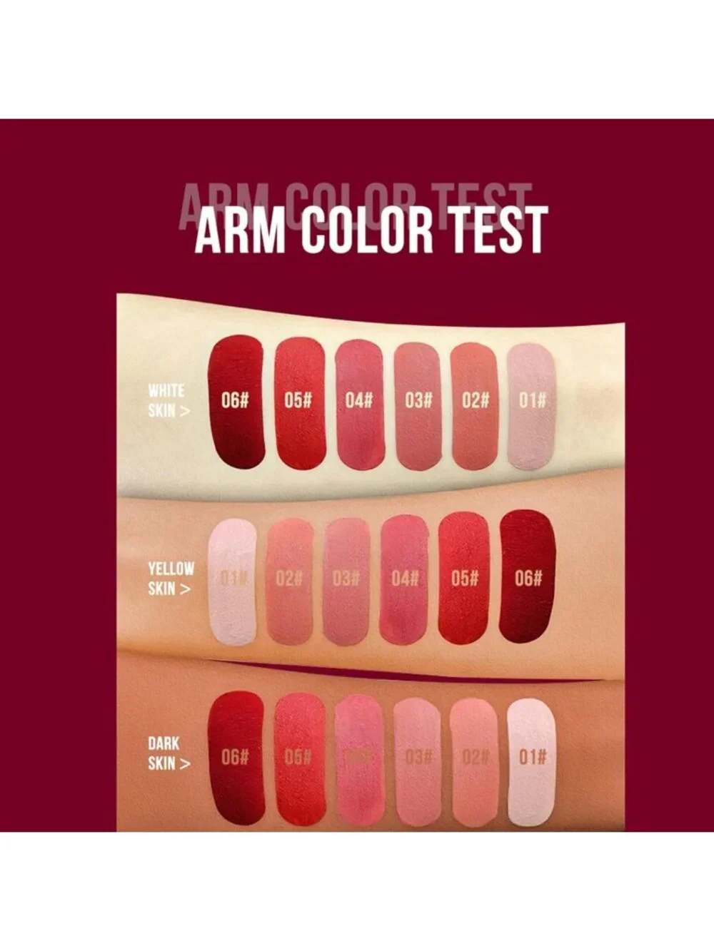 Matte Liquid Lipstick Set - Velvet Smooth Nude Lip Gloss, Waterproof & Long